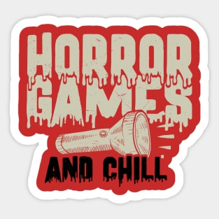 Horror Games and Chill Sticker